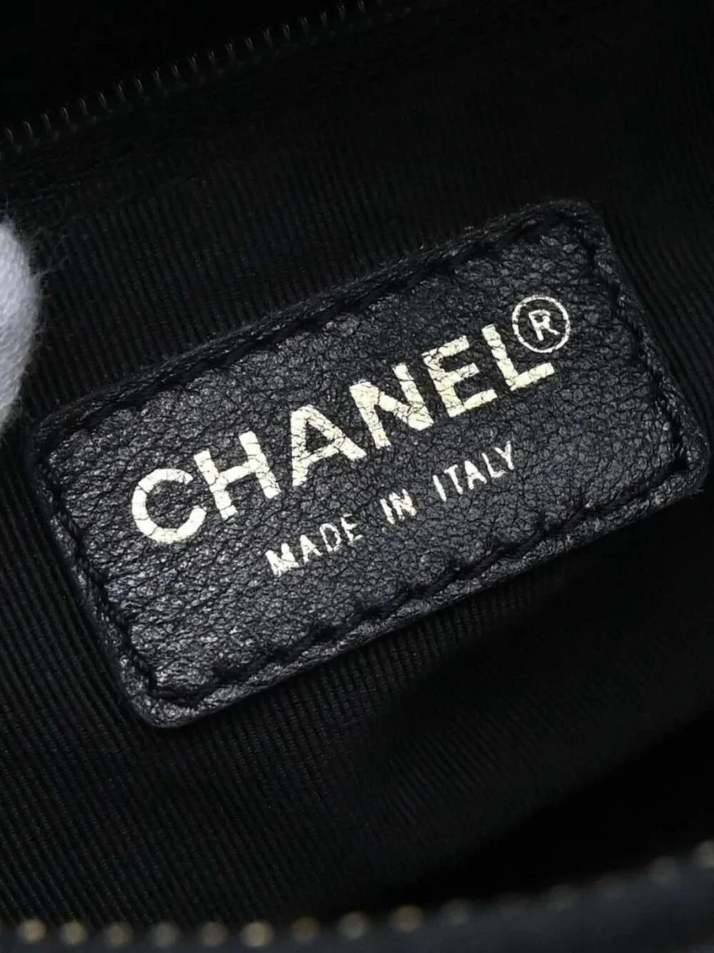 Chanel Black Lambskin Choco Bar Handbag 198221